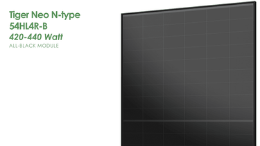 440Wp Jinko Tiger Neo  Type 54 Rectangular cell Mono All Black